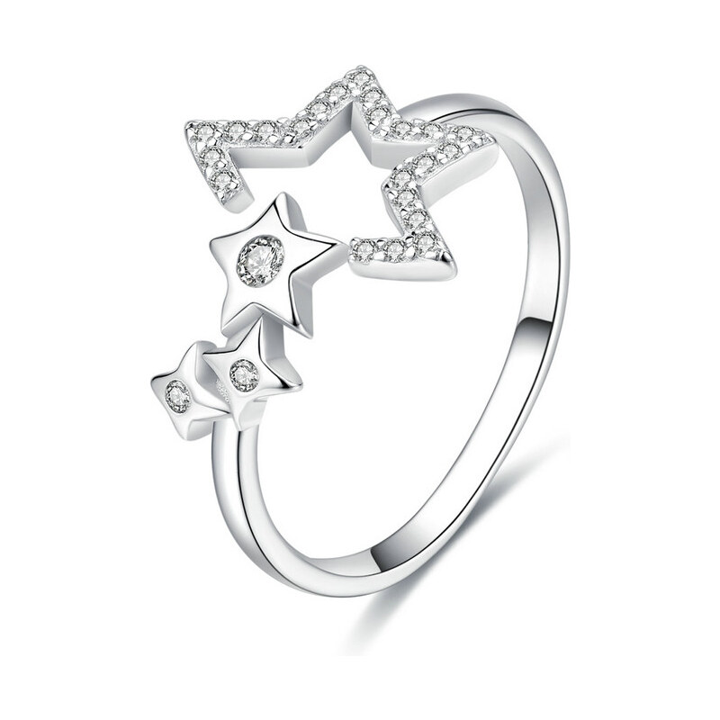 Emporial strieborný prsteň Hviezda splnených prianí 31368904