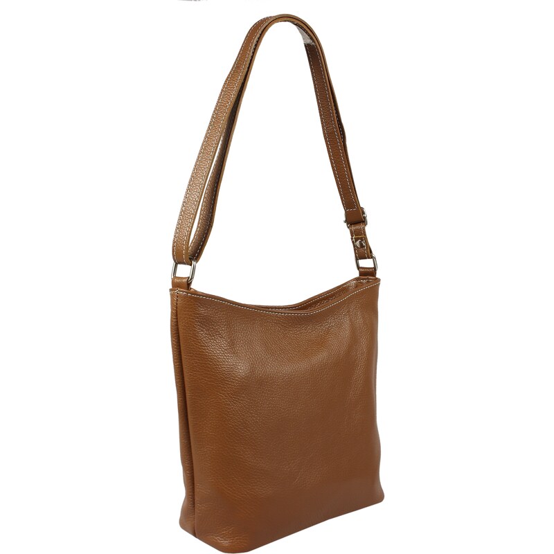 Hnedá kožená talianska crossbody kabelka Ebe Marrone NovaKabelka.sk 7523467
