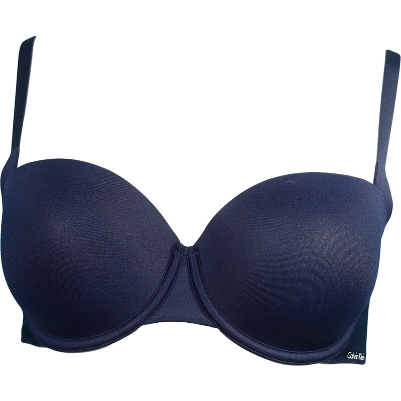 Podprsenka balkónová QF1833E-0PP modrá - Calvin Klein 35638201