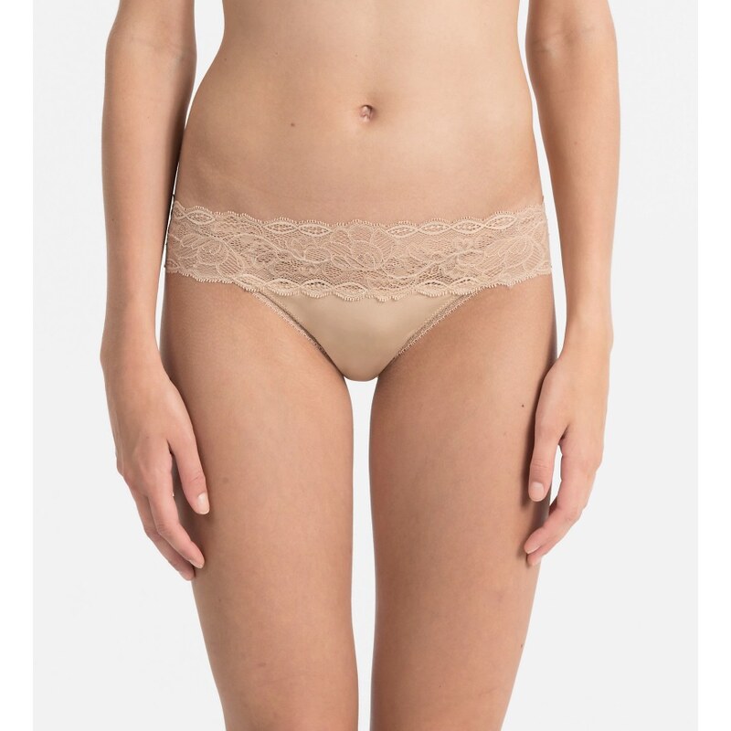 Dámske tangá QF1199E-GXB marhuľová - Calvin Klein 8529694