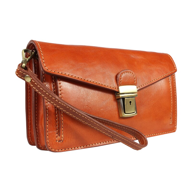 Camel kožená talianska kabelka Fedro Camel NovaKabelka.sk 7594406