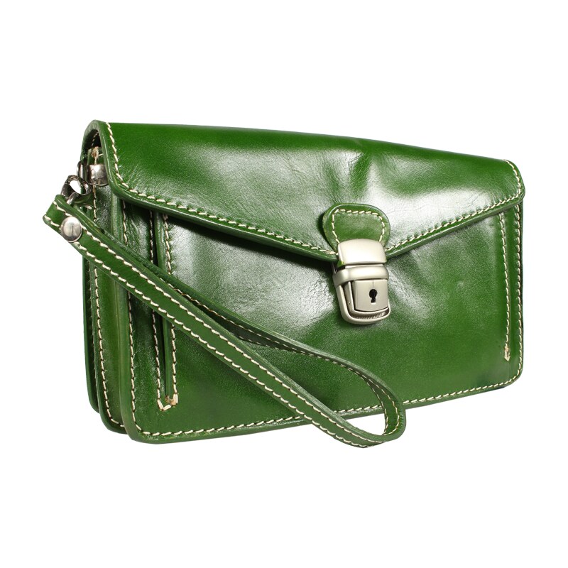 Zelená kožená talianska kabelka Fedro Verde NovaKabelka.sk 7594407