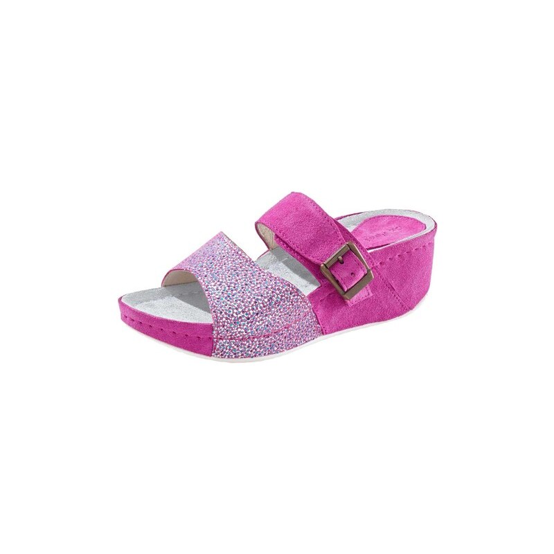 E-shop Kožené anatomické šľapky Dr. Feet, ružové