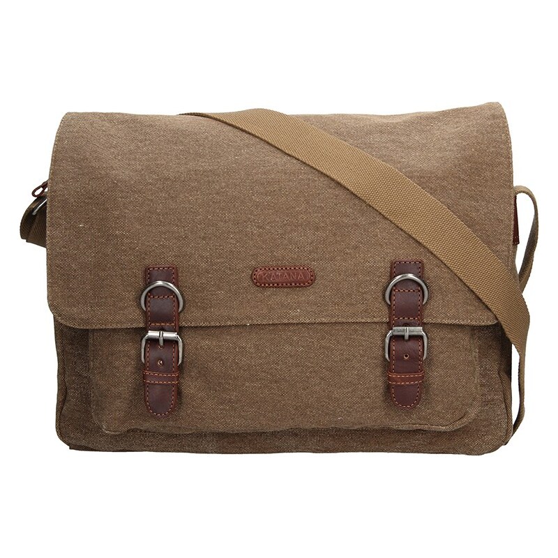 Pánska taška Katana Bredl - hnedo-zelená 11533058