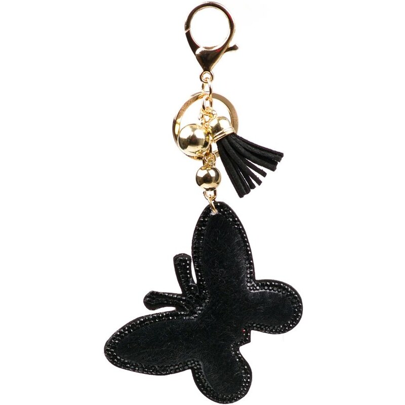 Blaire Prívesok s motívom motýľa čierny 64988225