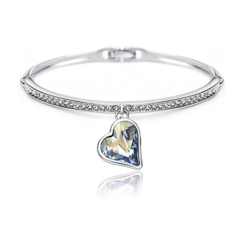 Glory Náramok modré krištáľové srdce 217 7825871