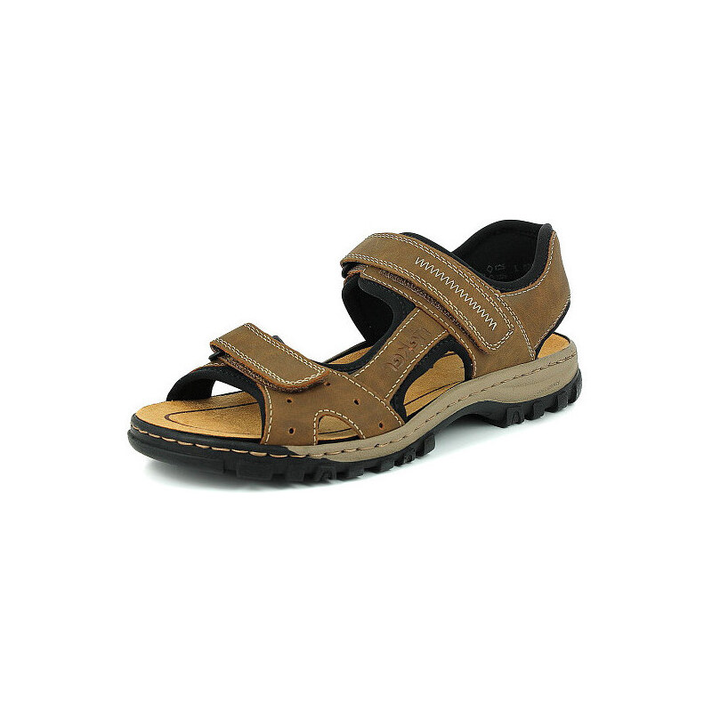 Pánske otvorené sandále Rieker 25084-24 hnedé