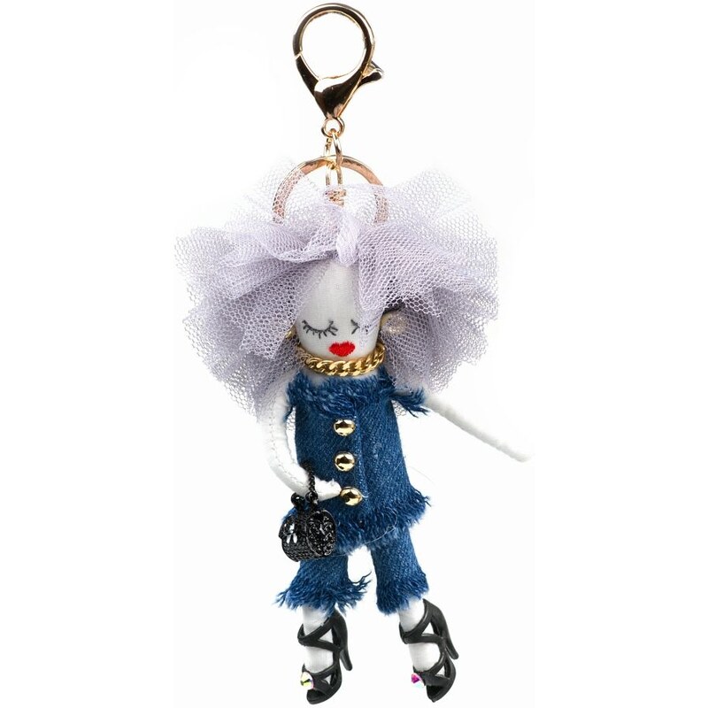 Blaire Prívesok s motívom bábiky modrý 64988227