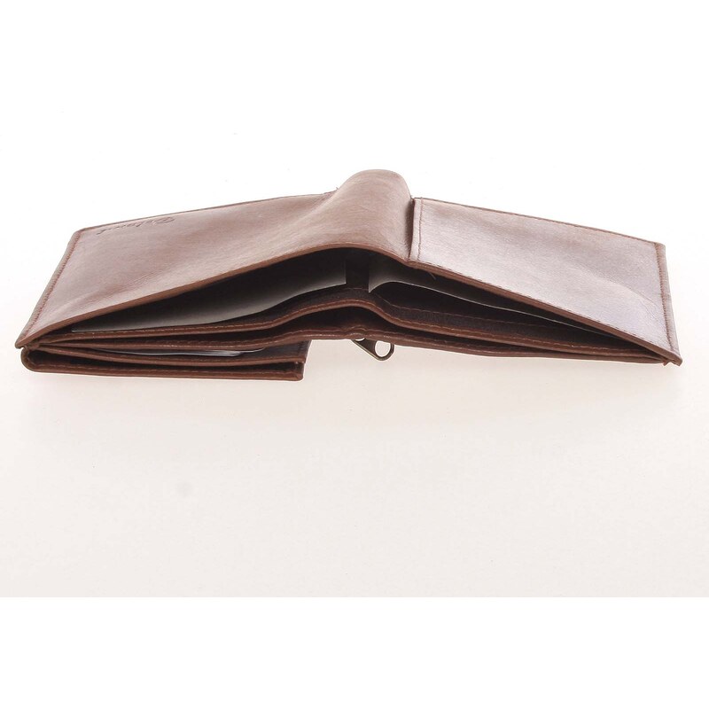 Módna pánska kožená koňaková peňaženka - Delami Marquis koňak