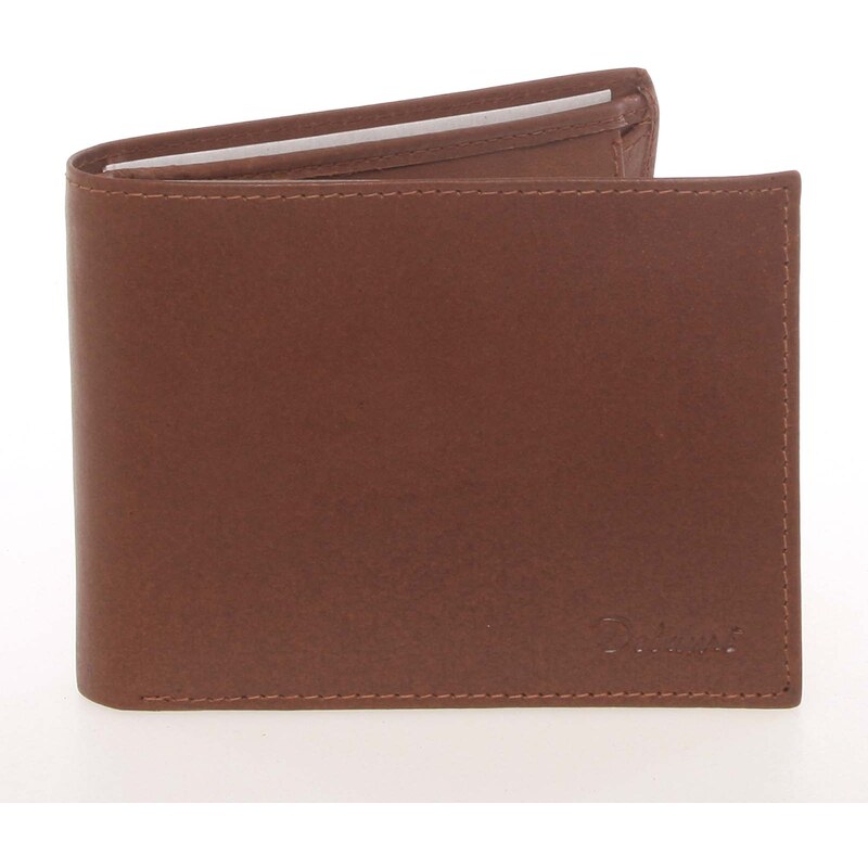 Pánska kožená koňaková peňaženka - Delami Colbey koňak 7978076
