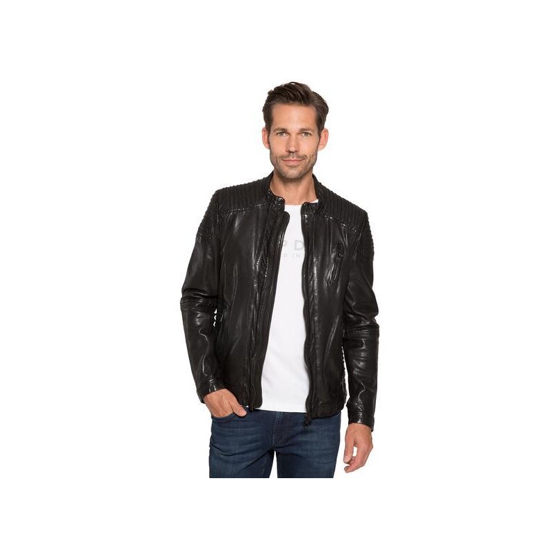 Camp david leather on sale jacket