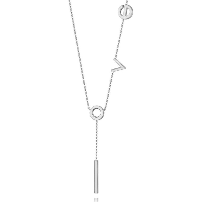 Glory Náhrdelník LOVE strieborná 102 7964911