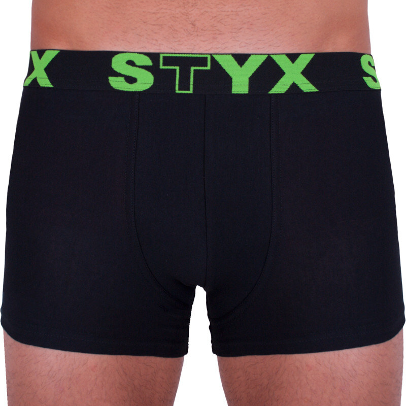 Pánske boxerky Styx športová guma nadrozmer čierne (R962) 4 8113264