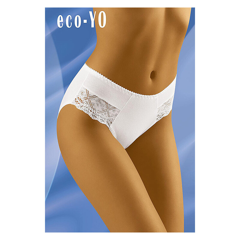 Wol-Bar Dámske BIO-bavlnené nohavičky Eco-Yo, Farba biela 65579142