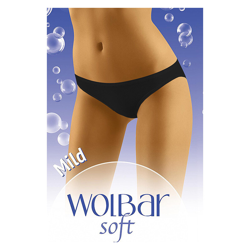 Wol-Bar Dámske bavlnené nohavičky Soft Mild, Farba čierna 65579140