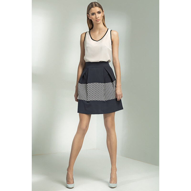 Glara Áčková vzorovaná sukňa 8397005