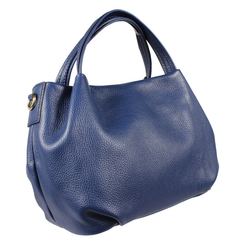 Modrá kožená talianska crossbody kabelka Tea Blu Scura NovaKabelka.sk 8264980