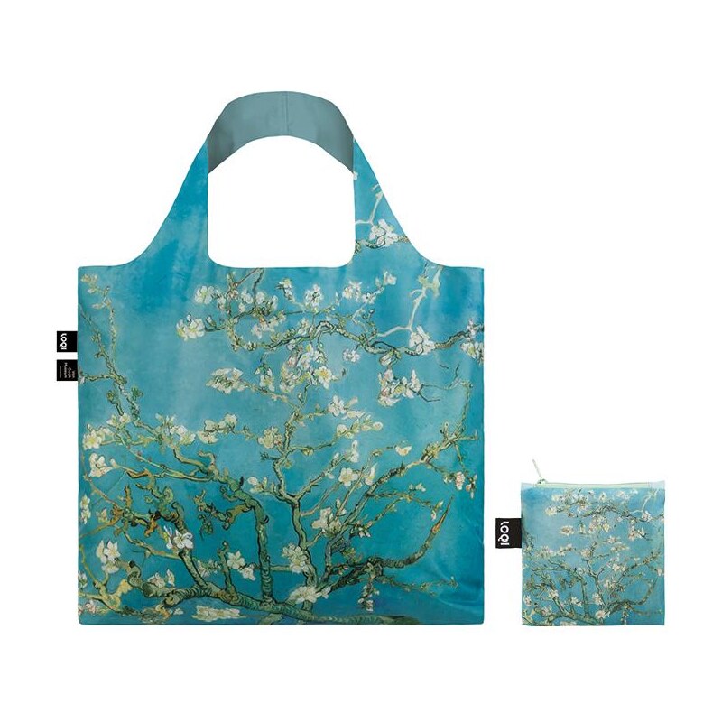 Skladacia nákupná taška LOQI VAN GOGH Almond Blossom