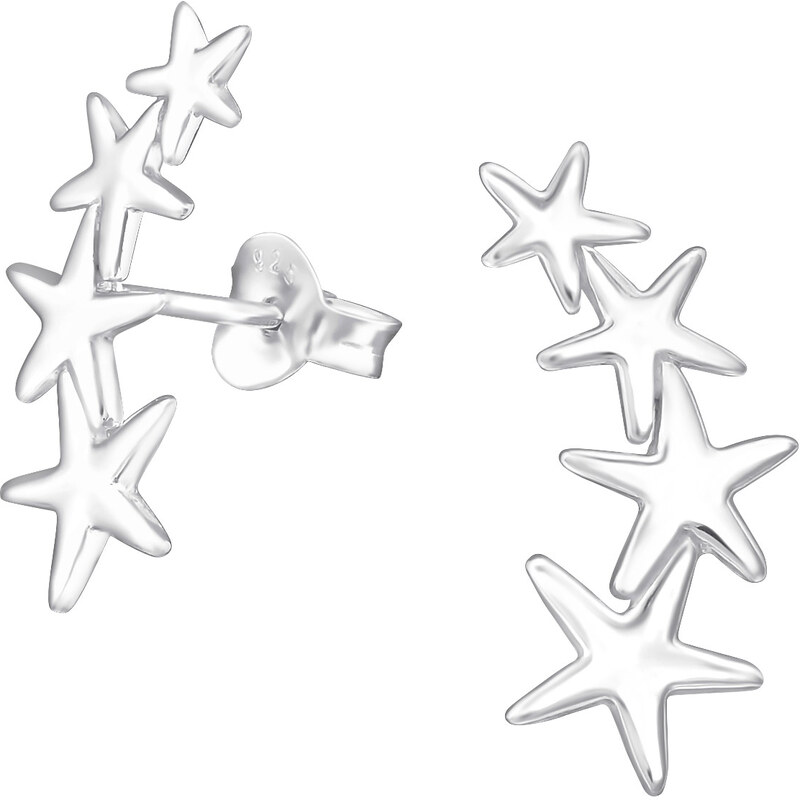 Olivie Strieborné náušnice STAR 1958 14271115