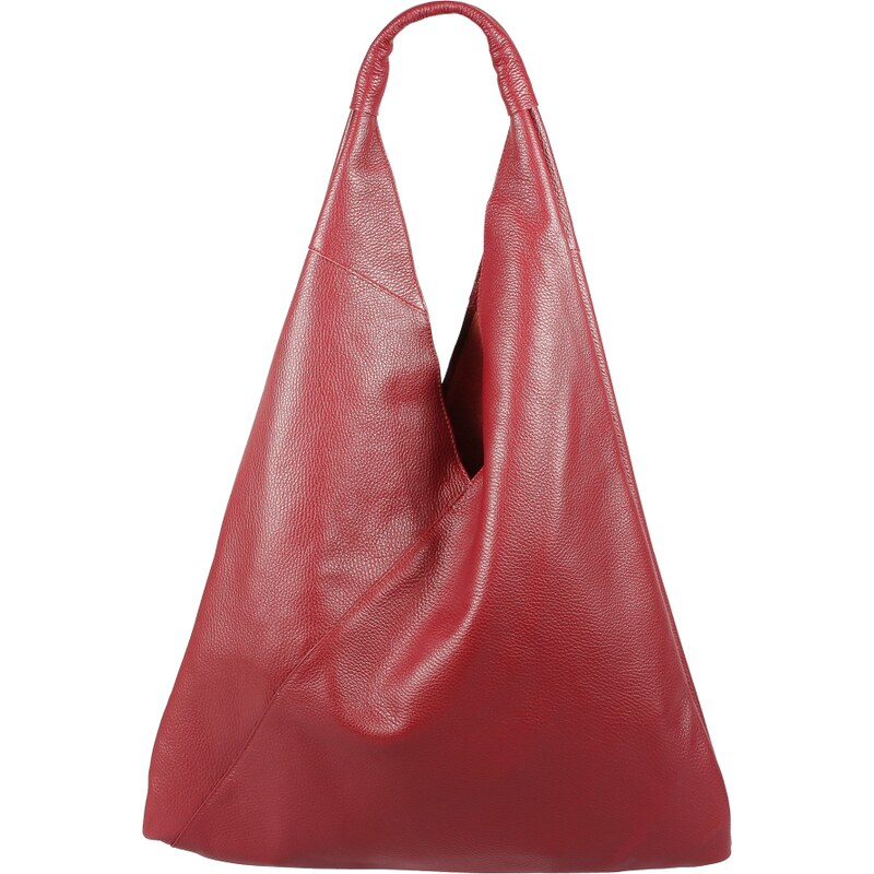 Červená kožená talianska kabelka Alma Rossa Scura NovaKabelka.sk 8455155