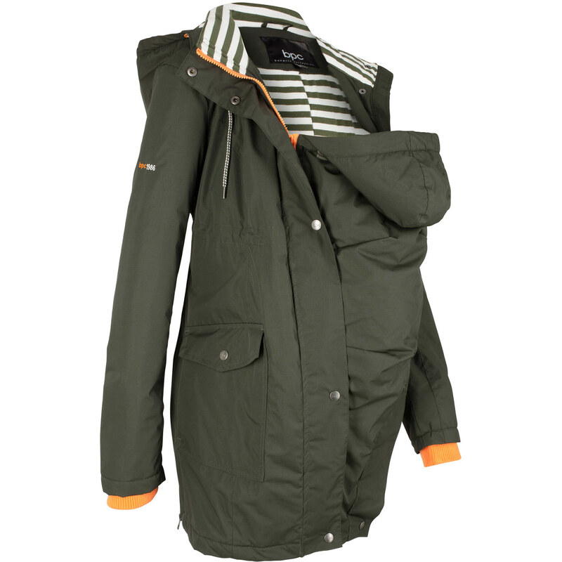 Bonprix Mantel Mit Babyeinsatz Steppjacke Umstandsmode Winterjacke