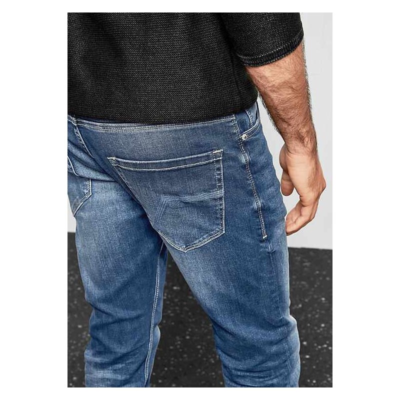 s.Oliver pánské džíny skinny fit Gavin super stretch modré
