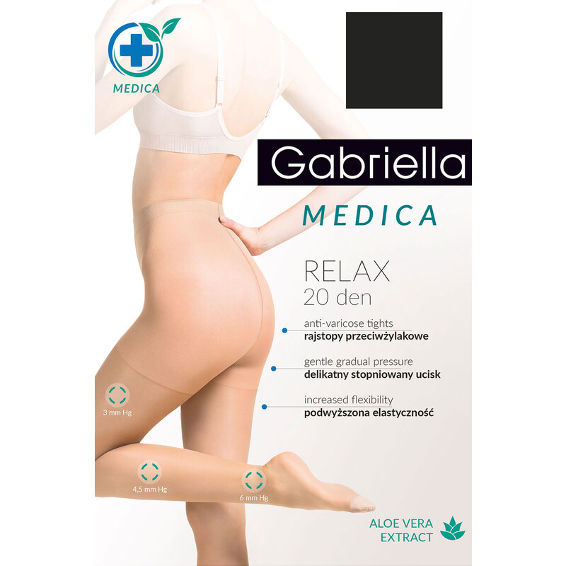 Gabriella Medica Relax 20 DEN Code 110 hodvábne pančuchy 52920872