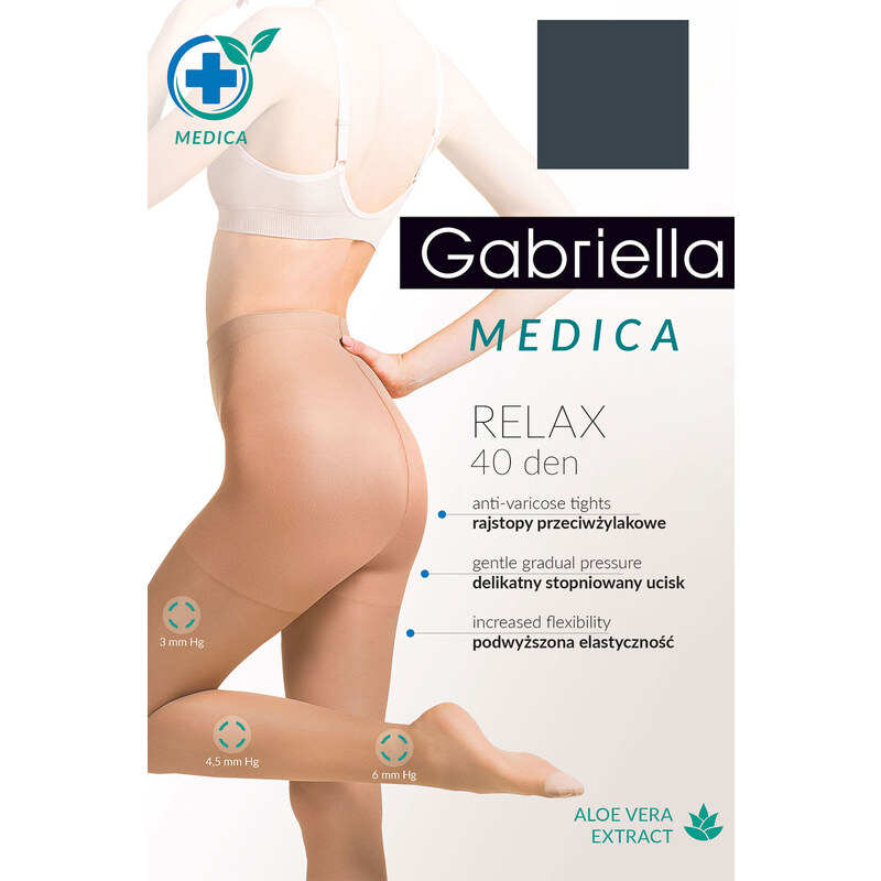 Hodvábne pančuchy Gabriella Medica Relax 40 DEN Kód 111 52920888