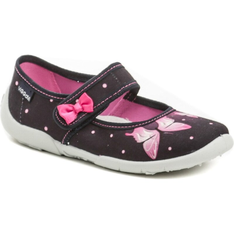 Vi-GGA-Mi Sara modro ružové dievčenské baleríny 50048629