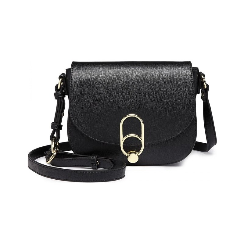 Miss Lulu Kabelka - saddle crossbody s doplnkami, čierna 16547678