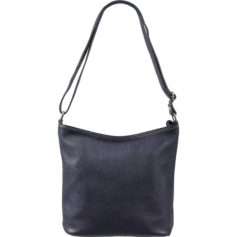 Modrá kožená talianska crossbody kabelka Ebe Blu NovaKabelka.sk 38019481