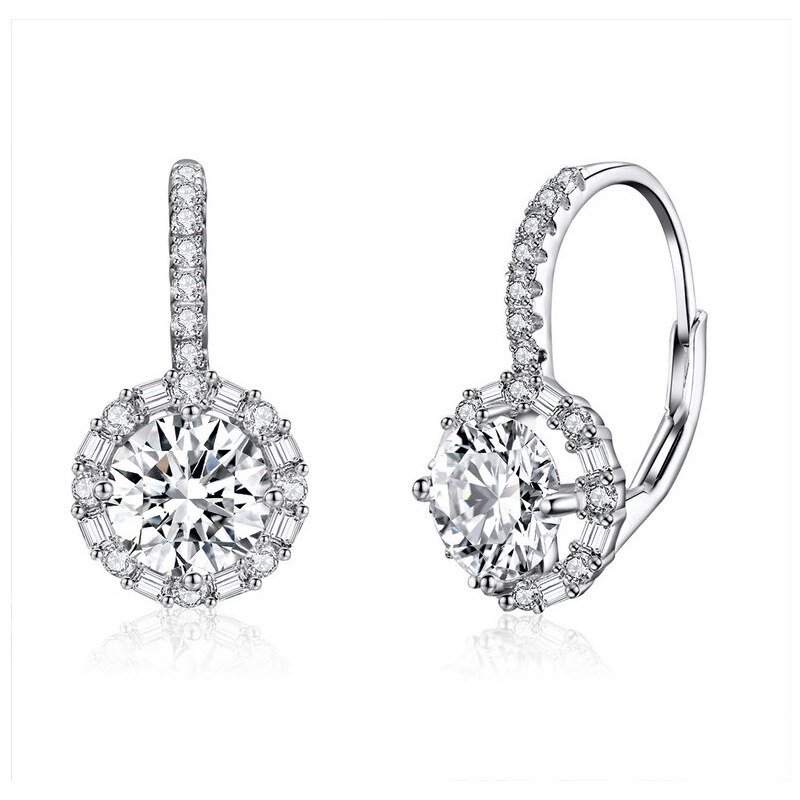 Emporial strieborné náušnice Krištáľové kúzlo SCE508 27929437