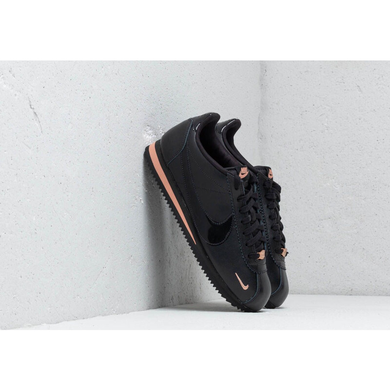 Nike Wmns Classic Cortez Prem Black Black Rose Gold GLAMI.sk