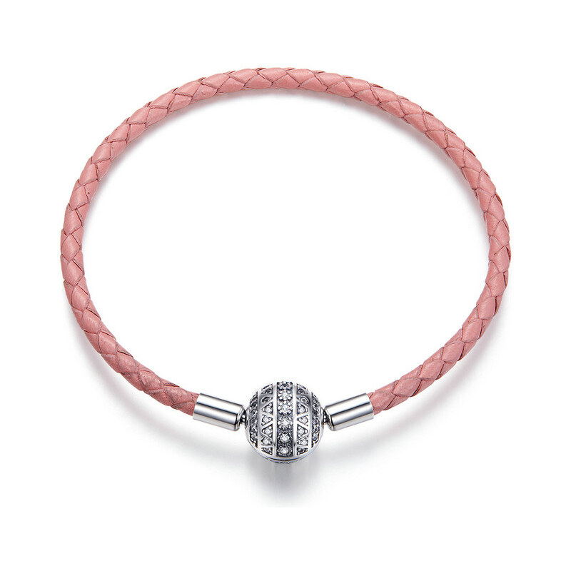 Emporial strieborný náramok na prívesky Ružová elegancie SCB114 25428895
