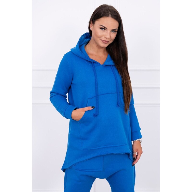 MladaModa Tepláková súprava s nohavicami Baggy džínsová 8553639