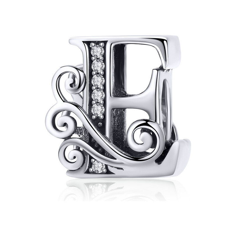 Emporial strieborný prívesok Písmeno E 26605022