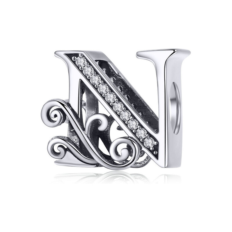 Emporial strieborný prívesok Písmeno N 24464467