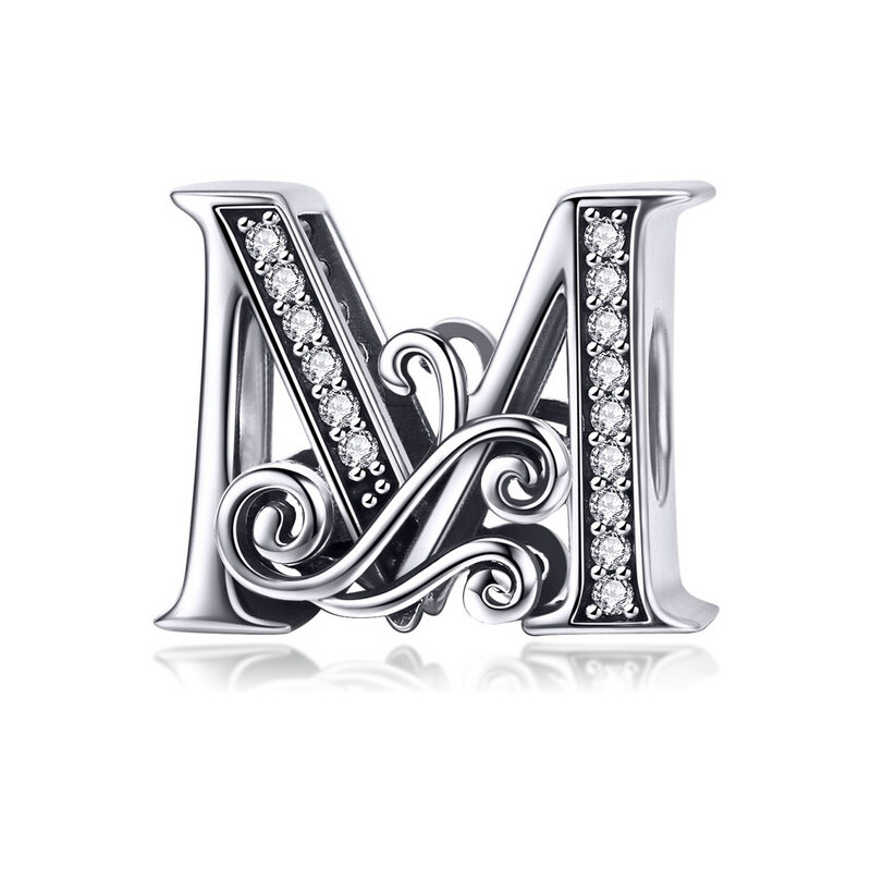 Emporial strieborný prívesok Písmeno M 24464466