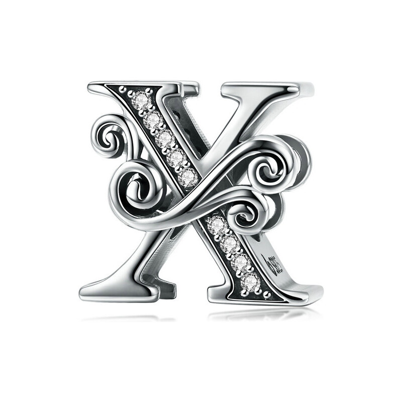Emporial strieborný prívesok Písmeno X 24464473