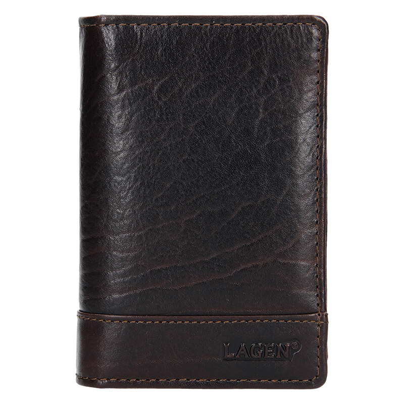 Lagen Kožená dokladovka V-260/T hnedá 50039701