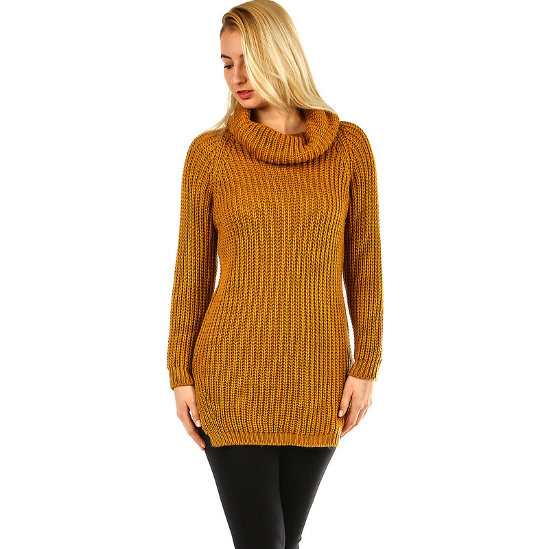 Glara Dlhý sveter s rolákom 36988120