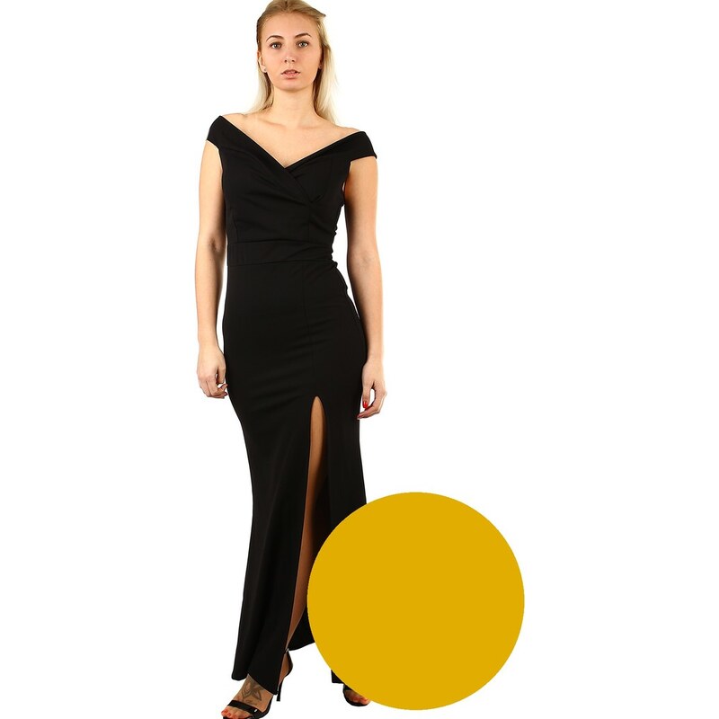 Glara Plesové šaty s rozparkom 9116702