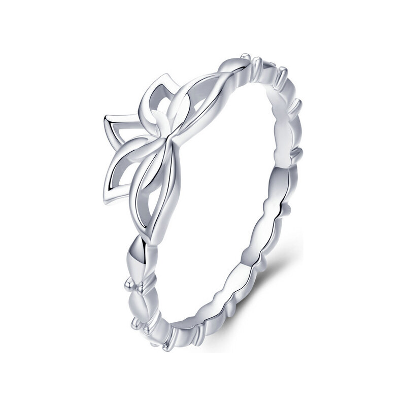 Emporial strieborný prsteň Lotosový kvet 30313115