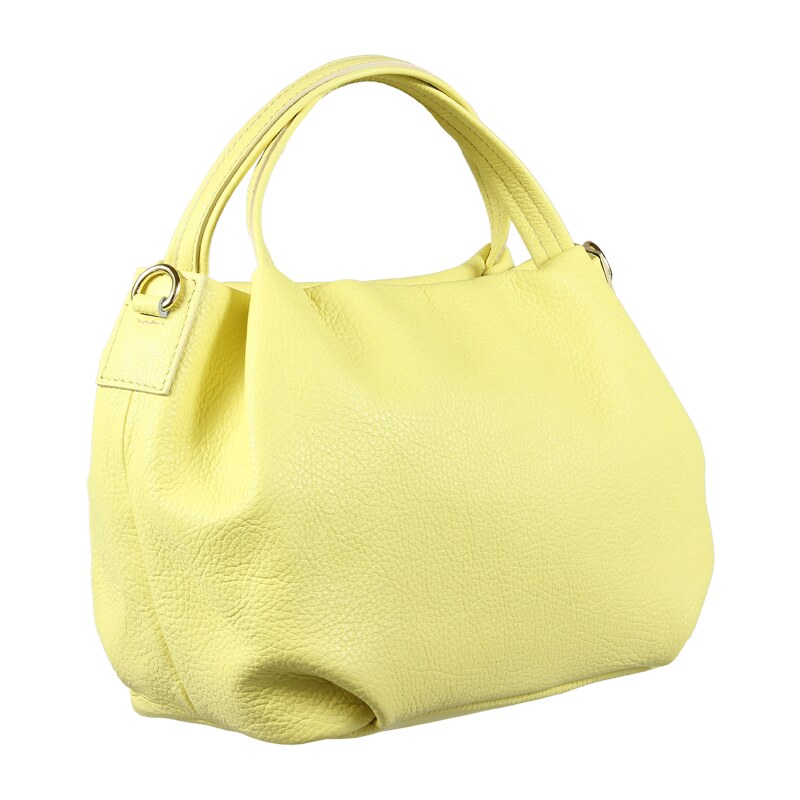 Žltá kožená talianska crossbody kabelka Tea Gialla Chiara NovaKabelka 38004862