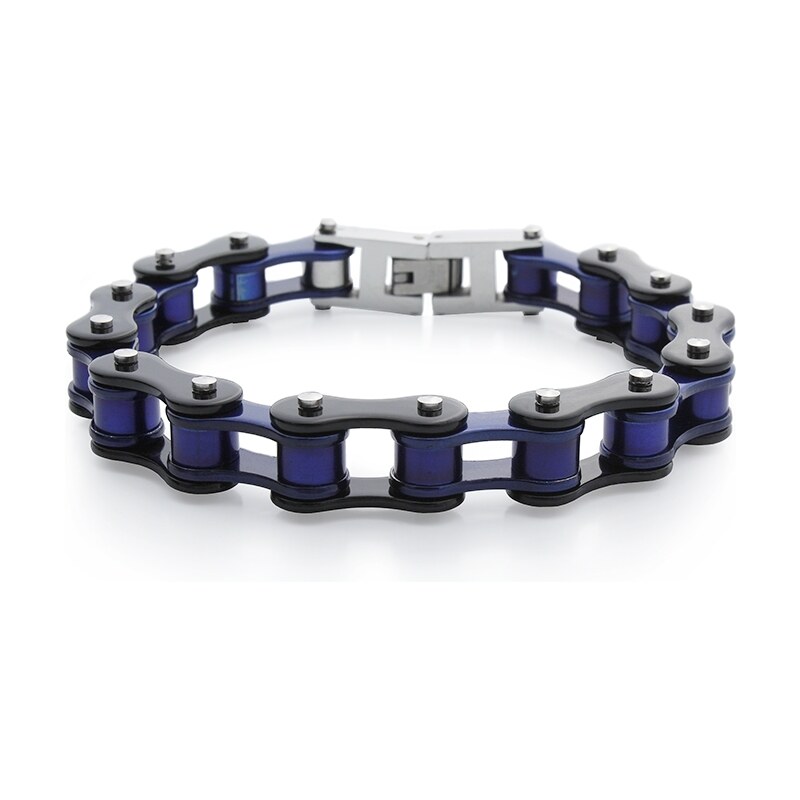 BM Jewellery Dámsky náramok motocyklový reťaz purple / black S618210 10400244