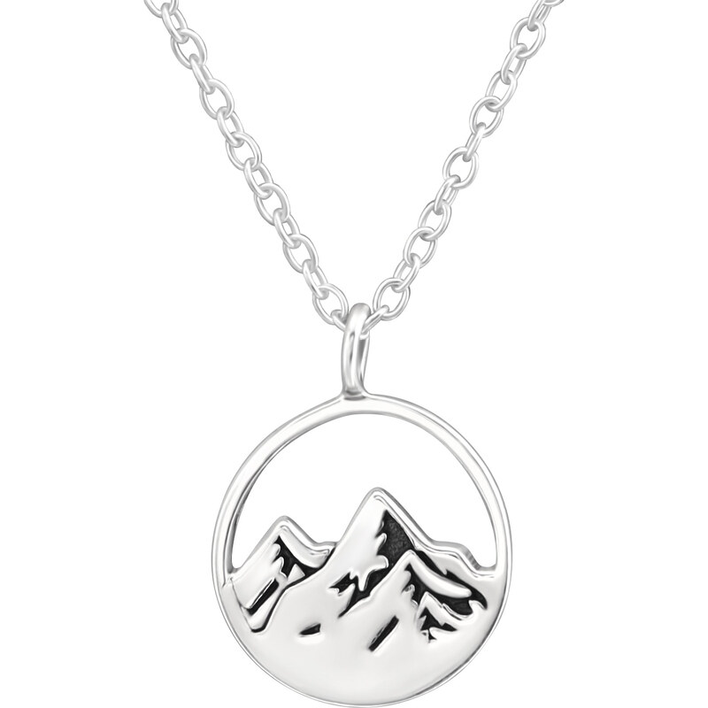 Olivie Strieborný náhrdelník SILVER MOUNTAIN 2255 27019463