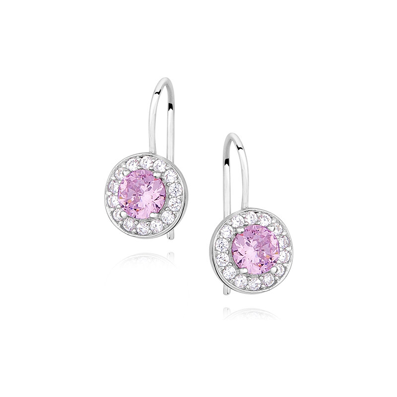 Olivie Detské strieborné náušnice PINK 1623 67324204