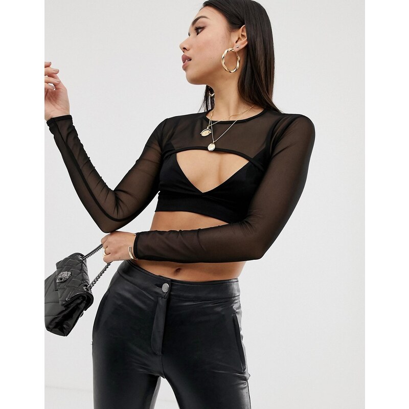 asos mesh top
