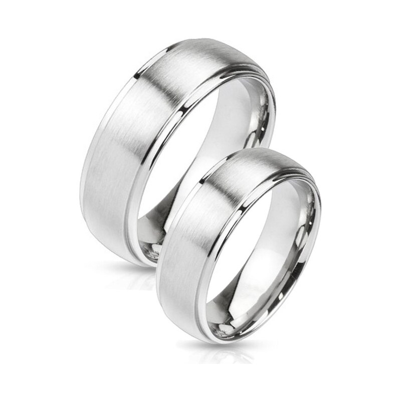 Ligot Obrúčky z lesklej a matnej chirurgickej ocele LGTMP2-OB 66848865