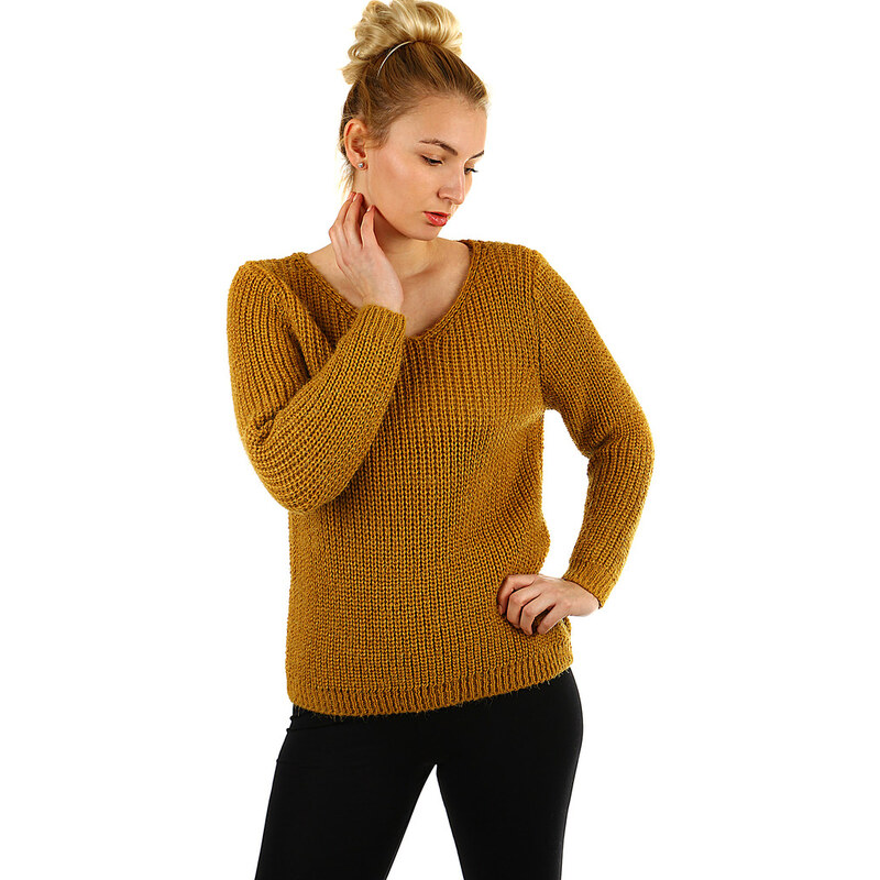 Glara Krátky dámsky sveter 9463252